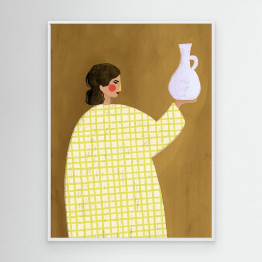 The Woman With Vase by Bea Müller