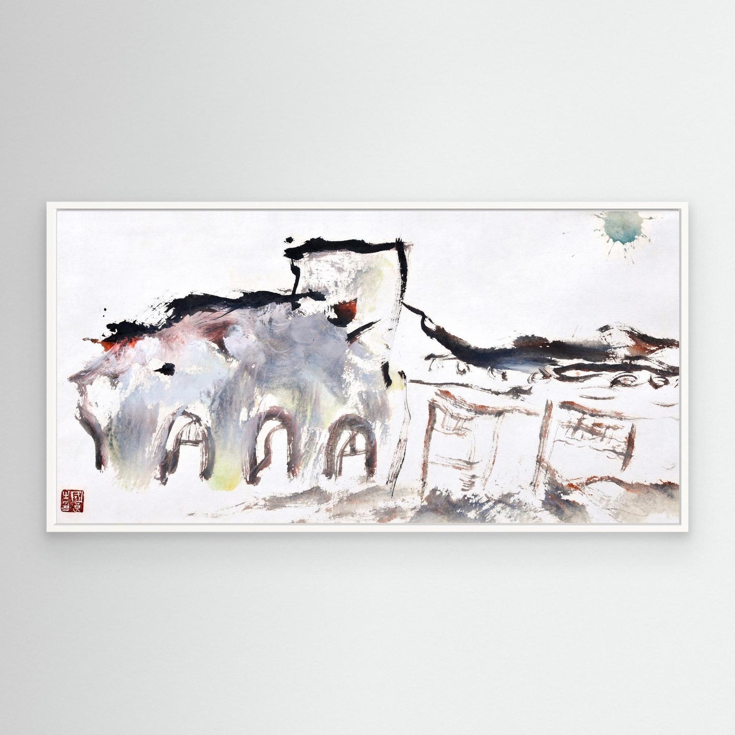 Sun-Drenched Ruins - Canvas Print