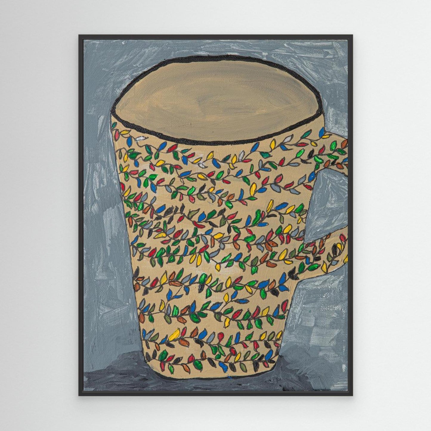 Mug With Leaves by Dale Hefer &Amp; Family