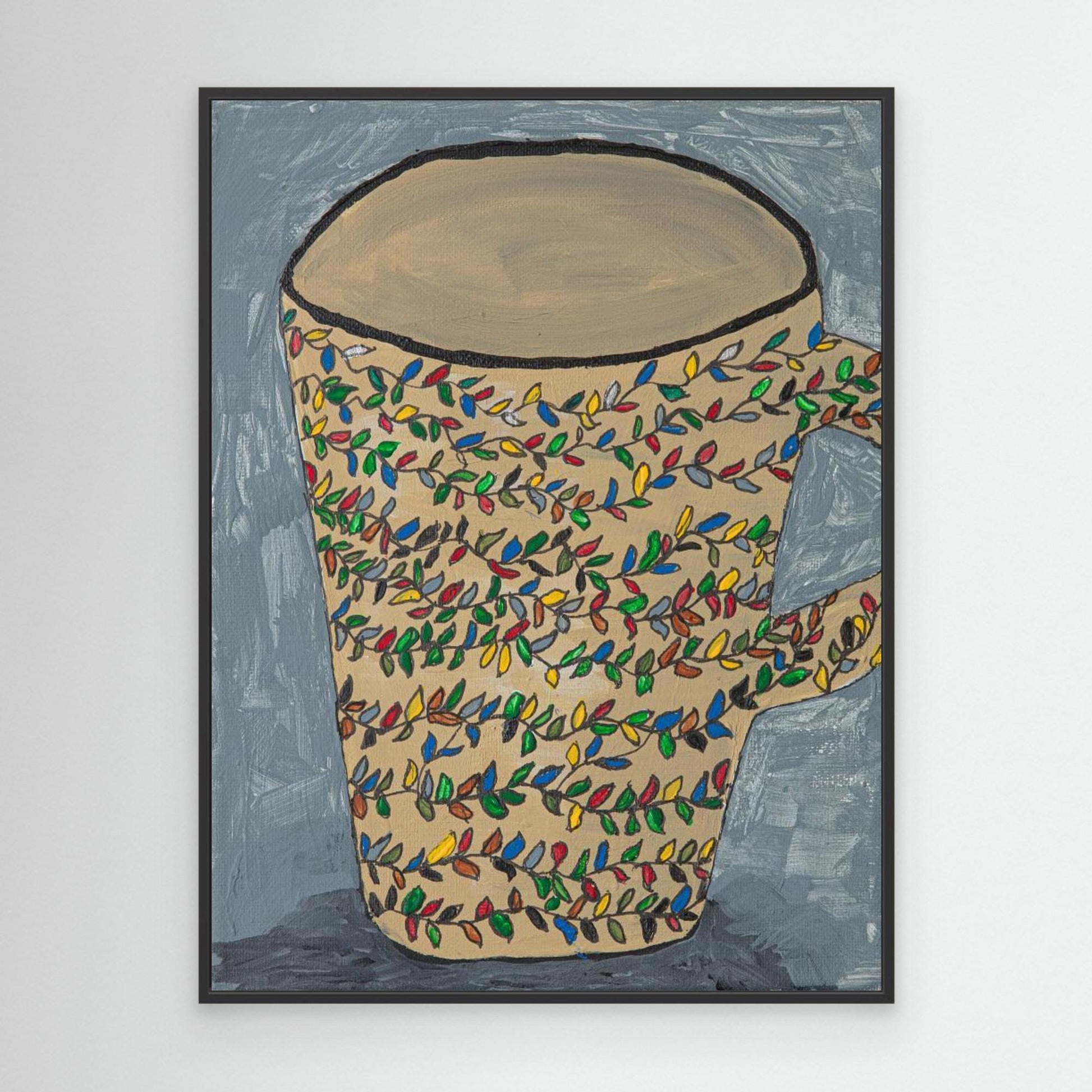 Mug With Leaves by Dale Hefer &Amp; Family
