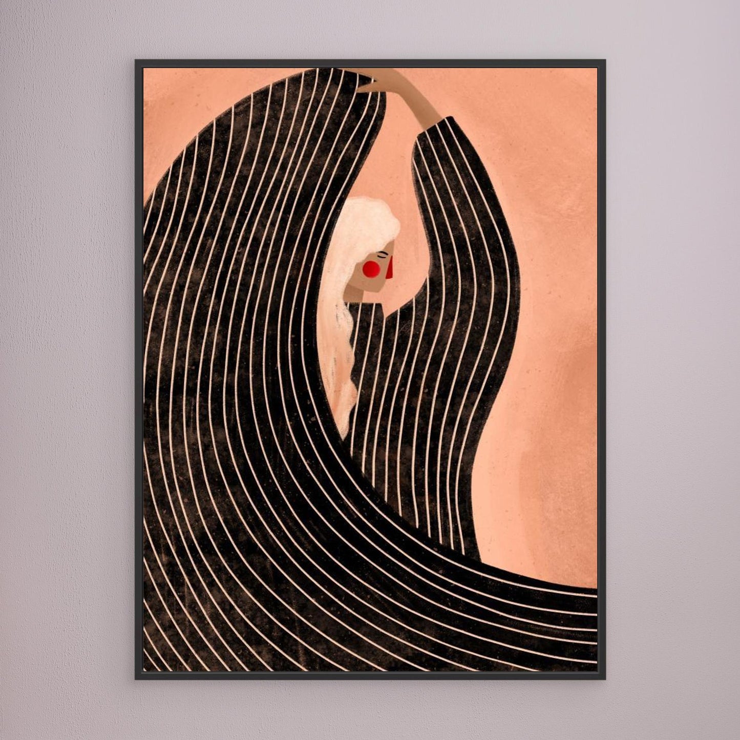 The Woman With the Black Dress by Bea Müller