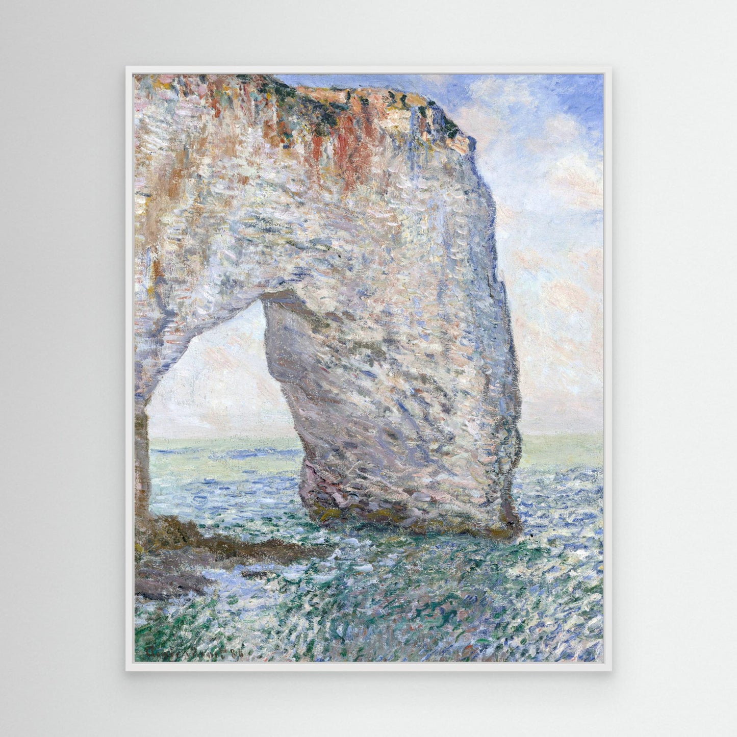 The Manneporte Near Étretat (1886) by Pictufy
