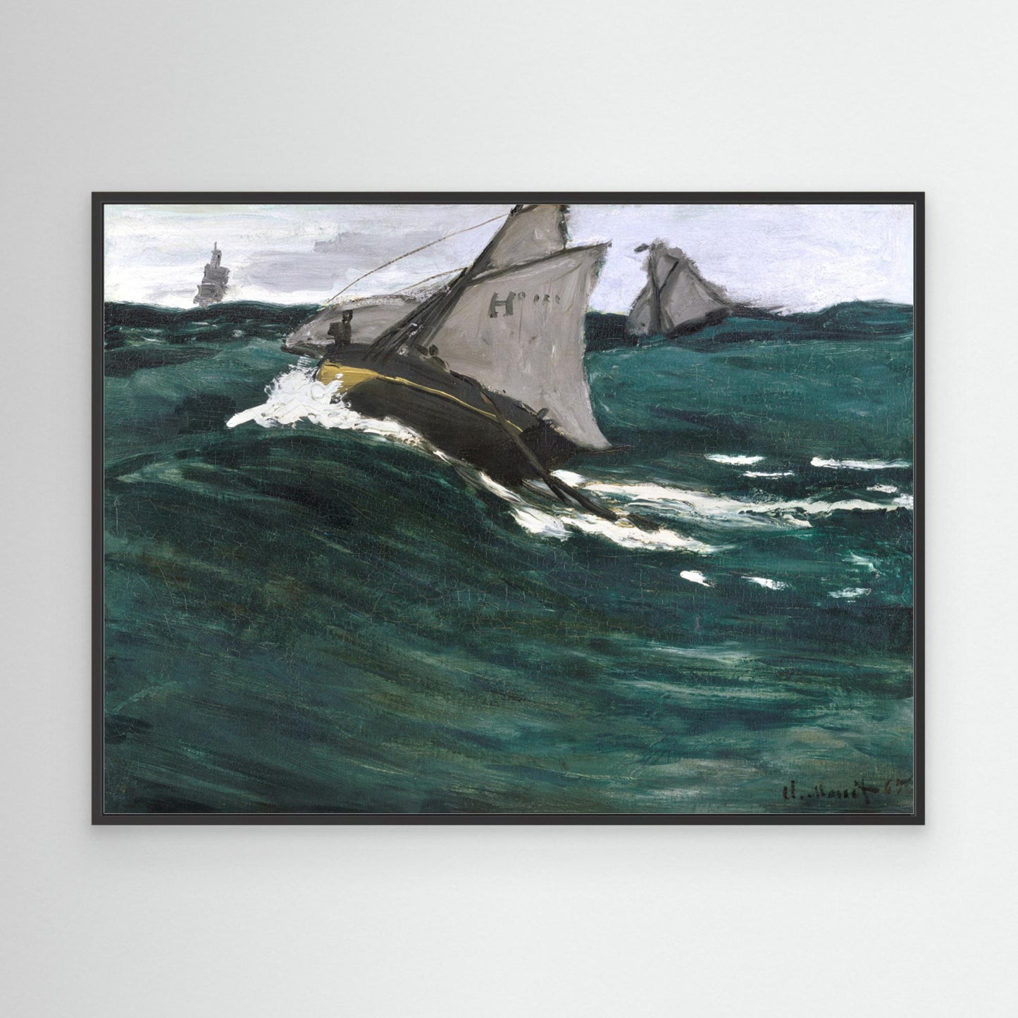 The Green Wave (1866–1867) by Pictufy