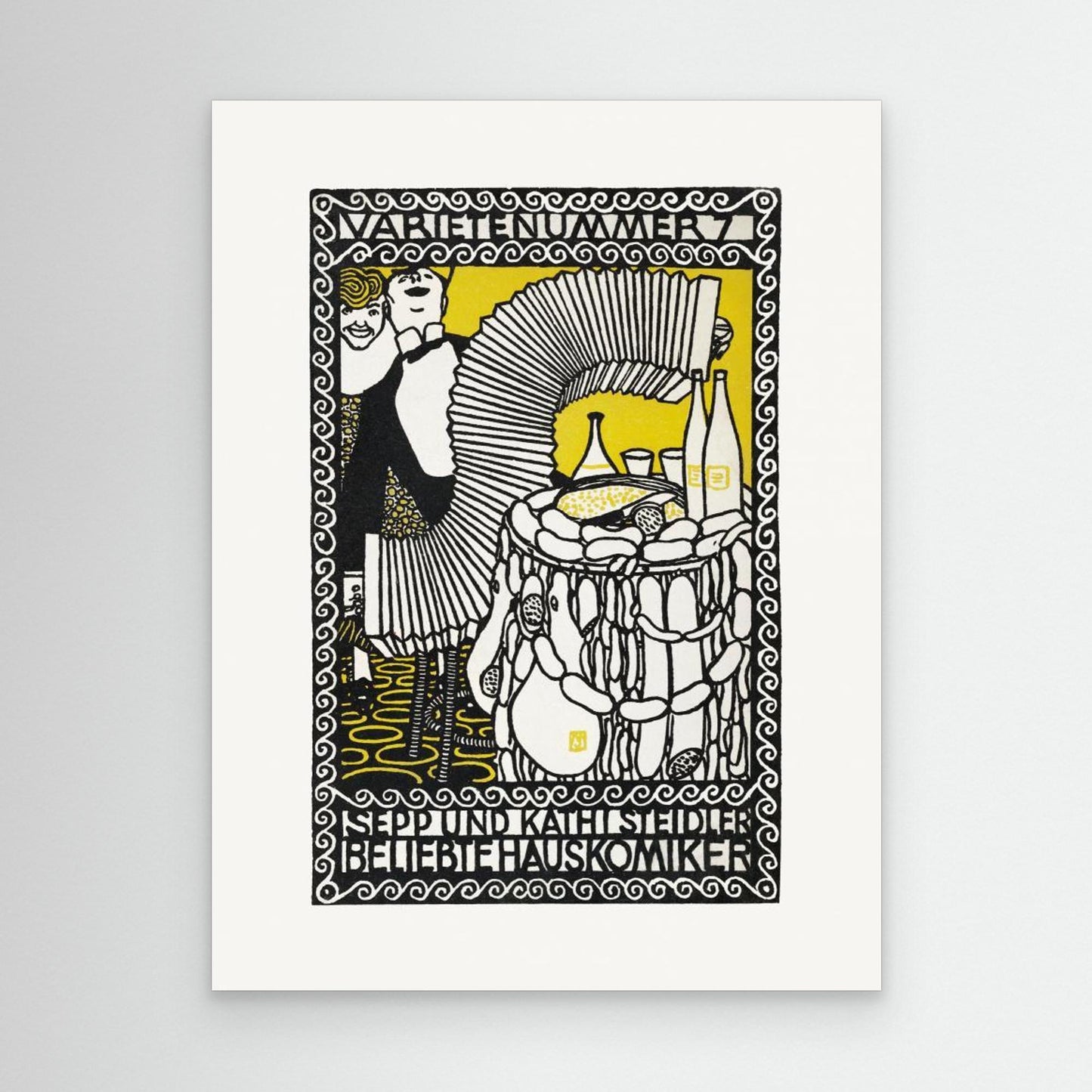 Sepp and Kathi Steidler, Popular House Comedians by Pictufy