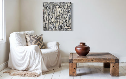 Monsoon Script - Canvas Print