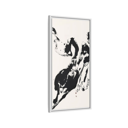 Abstract Framed Canvas Print – Multi-Color Art for Contemporary Spaces