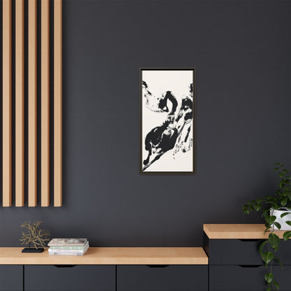 Abstract Framed Canvas Print – Multi-Color Art for Contemporary Spaces