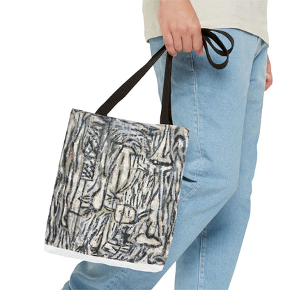 Artistic Abstract Tote Bag - Stylish Eco-Friendly Carryall