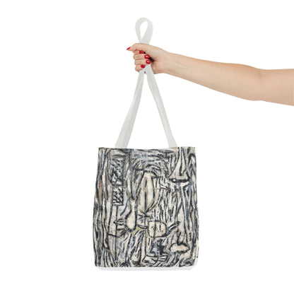 Artistic Abstract Tote Bag - Stylish Eco-Friendly Carryall