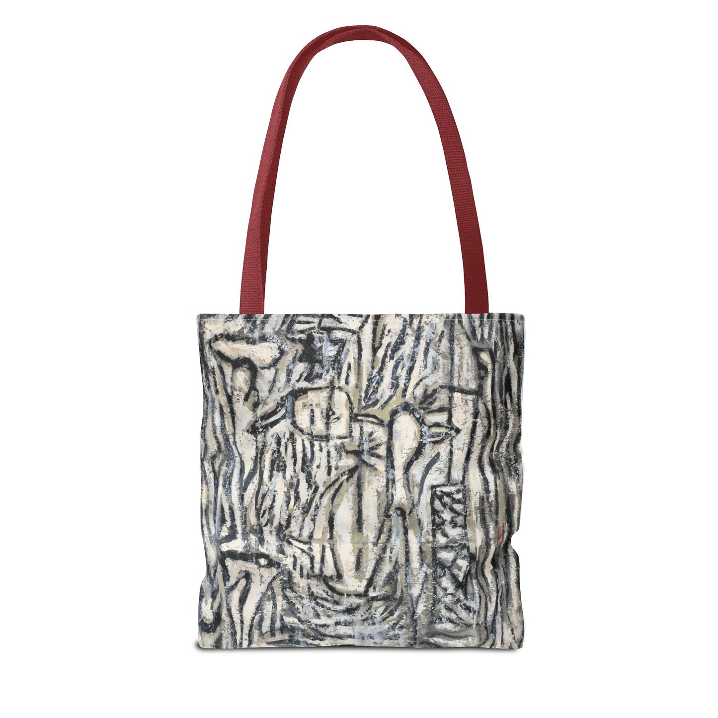 Artistic Abstract Tote Bag - Stylish Eco-Friendly Carryall