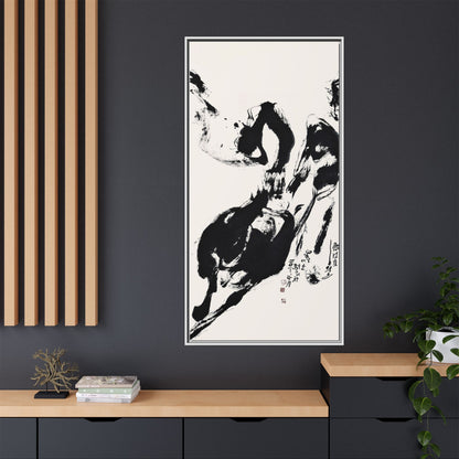 Abstract Framed Canvas Print – Multi-Color Art for Contemporary Spaces