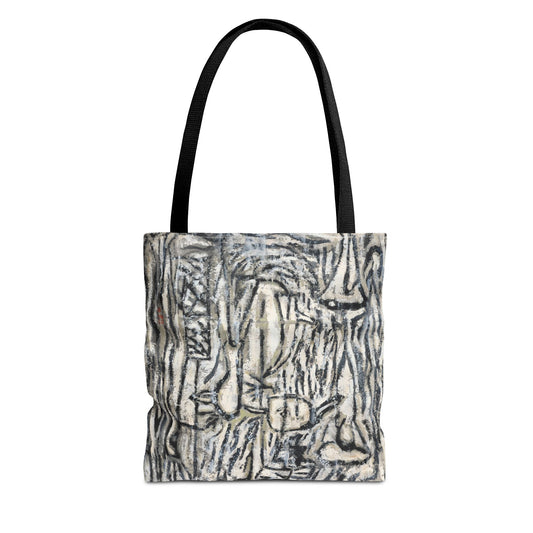 Artistic Abstract Tote Bag - Stylish Eco-Friendly Carryall