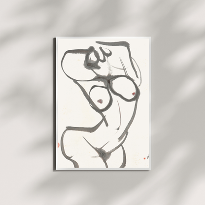 Grace in Ink - Canvas Print