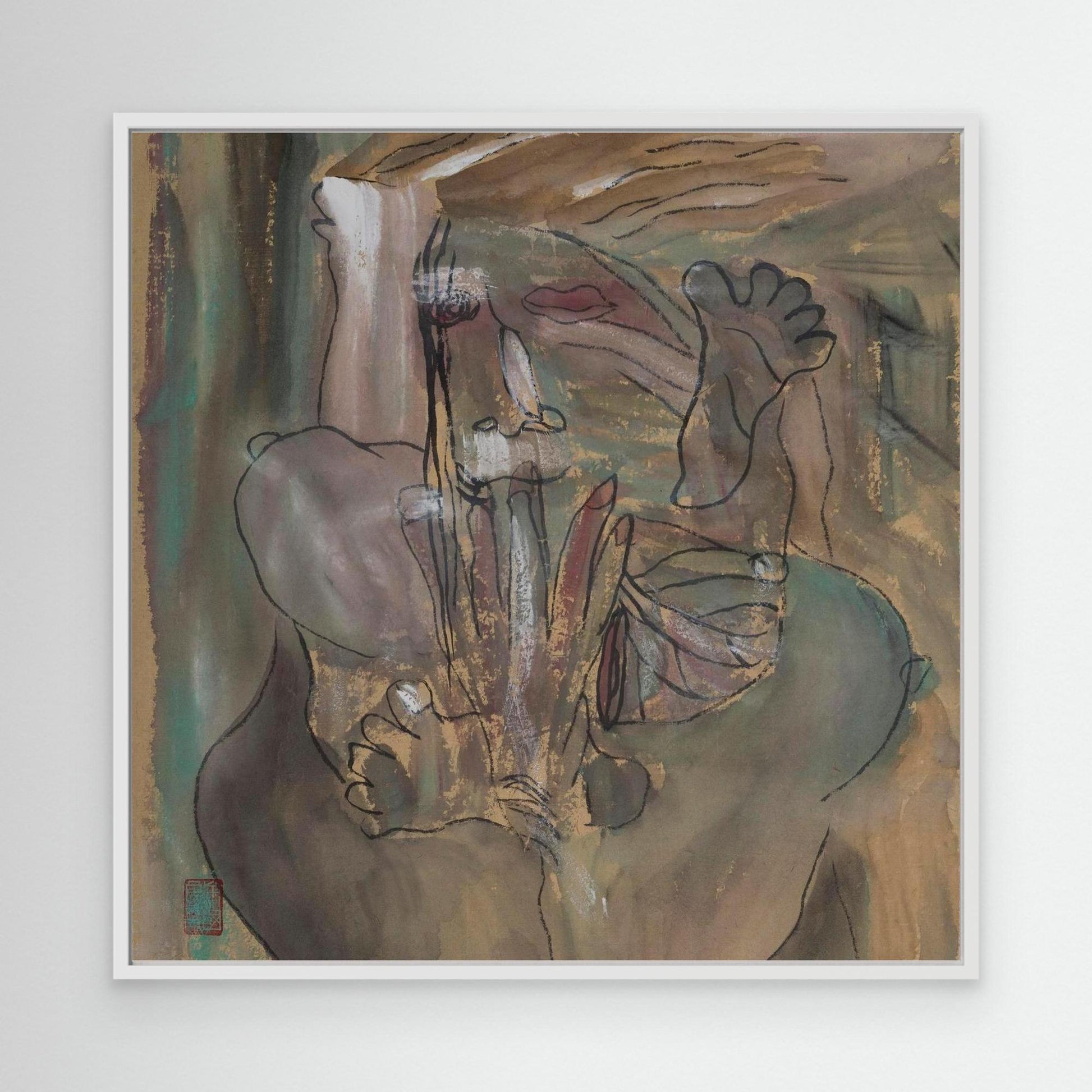 Dislocated Forms - Canvas Print