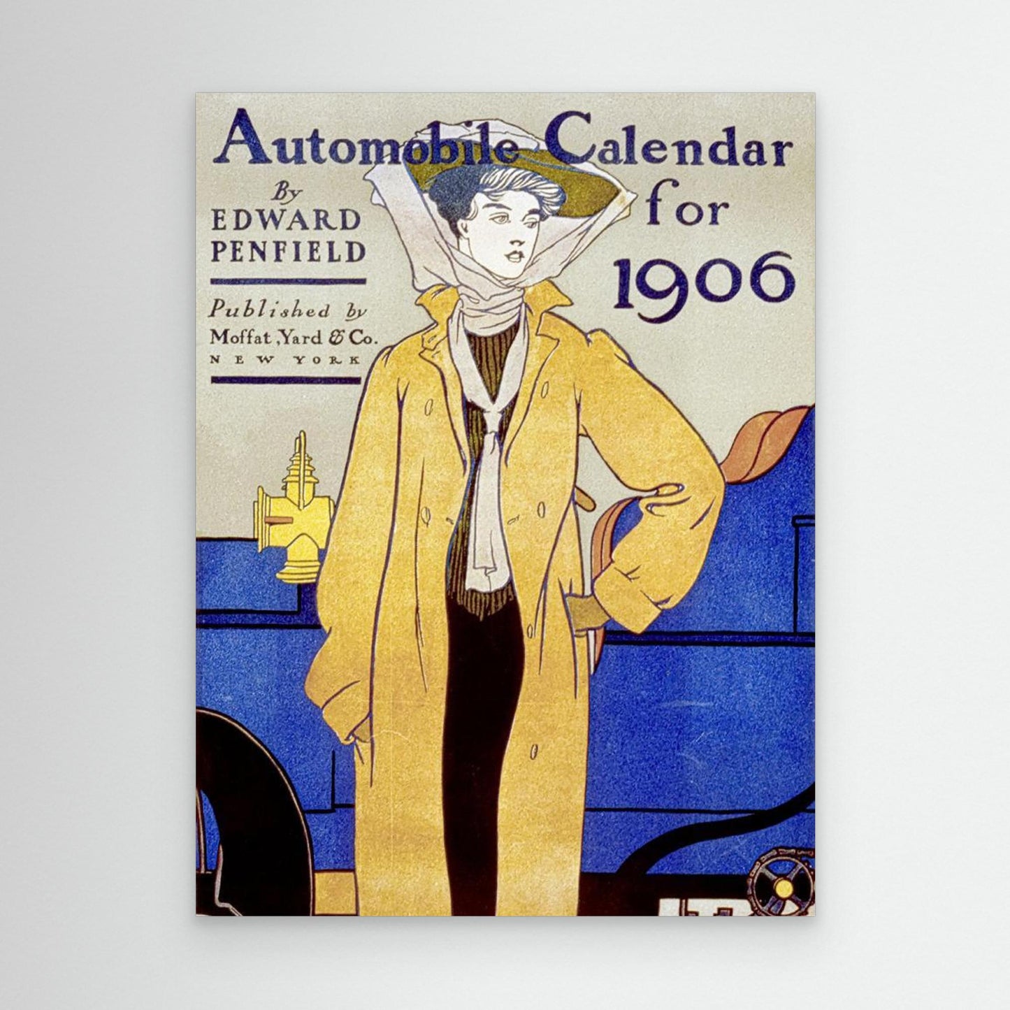 Edward Penfield's Automobile Calendar for 1906 by Pictufy