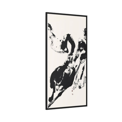 Abstract Framed Canvas Print – Multi-Color Art for Contemporary Spaces