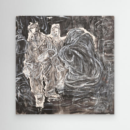 Echoes Beneath the Cloak – Canvas Print