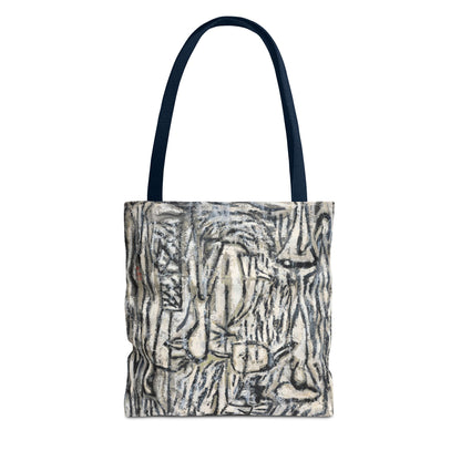 Artistic Abstract Tote Bag - Stylish Eco-Friendly Carryall