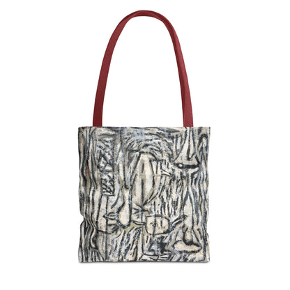 Artistic Abstract Tote Bag - Stylish Eco-Friendly Carryall