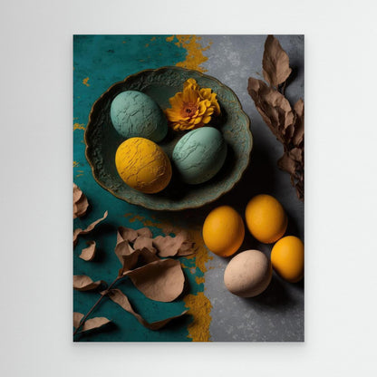 Yellow And Blue Eggs by Treechild