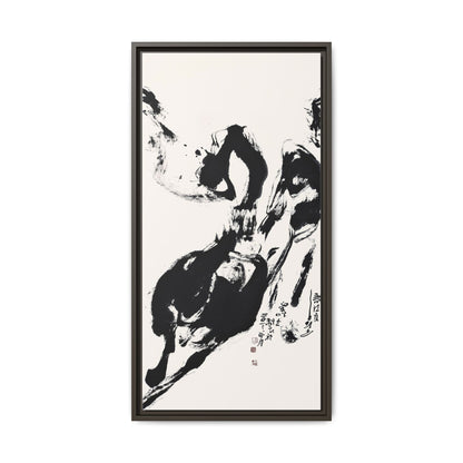 Abstract Framed Canvas Print – Multi-Color Art for Contemporary Spaces