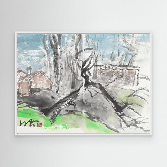 Winter Grove in Stillness - Canvas Print
