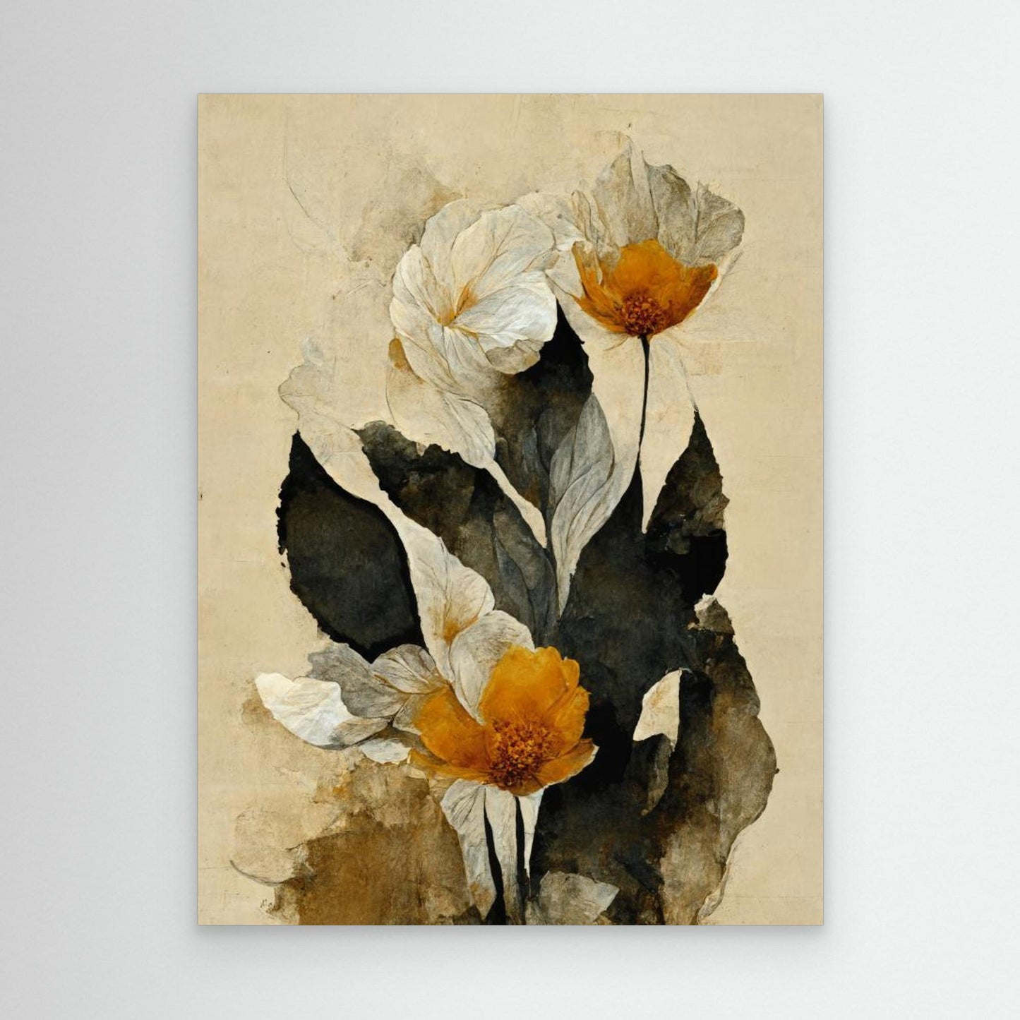 Yellow Paper Flowers by Treechild