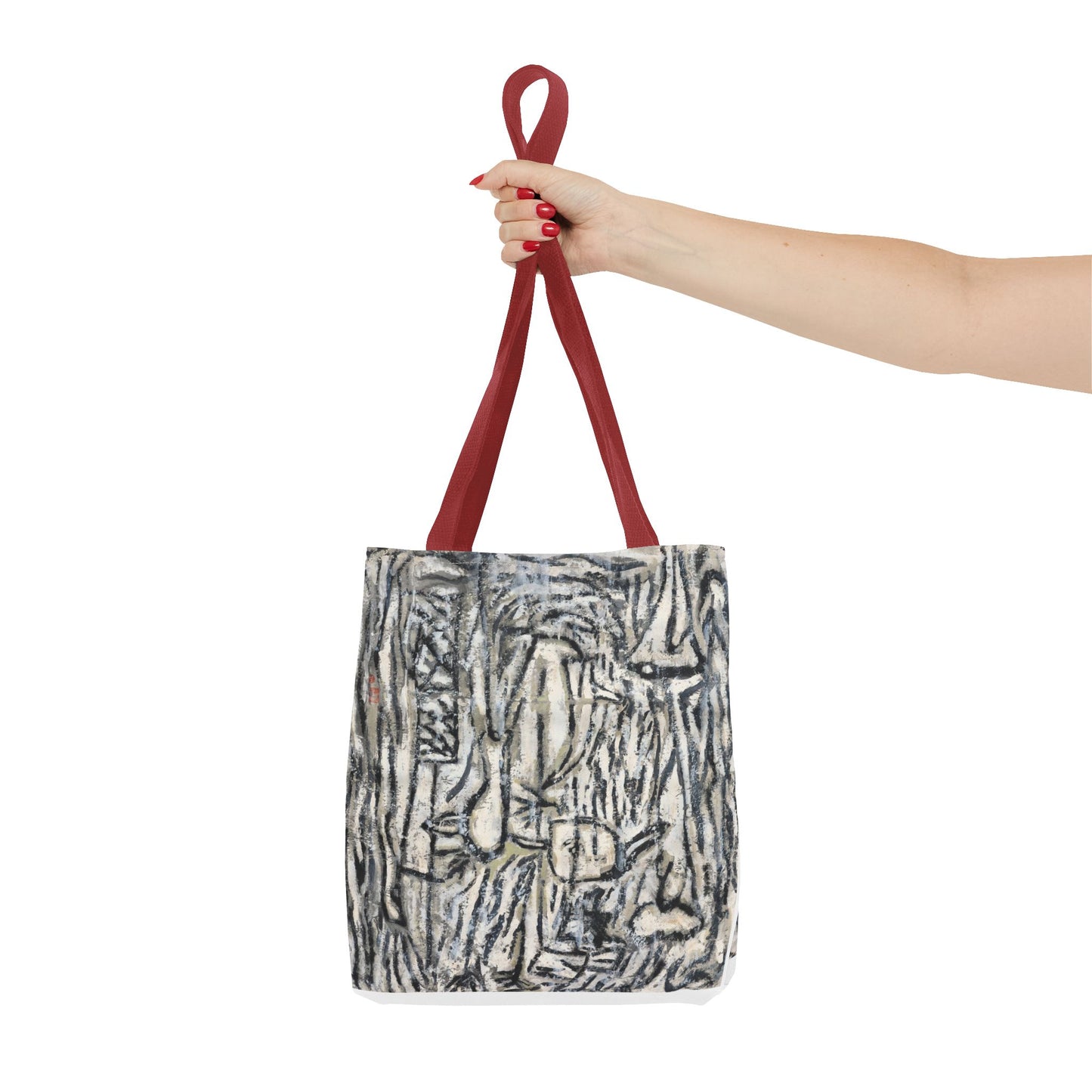 Artistic Abstract Tote Bag - Stylish Eco-Friendly Carryall
