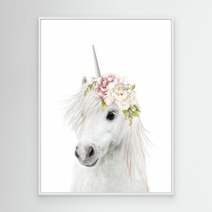 Floral Unicorn by Lola Peacock