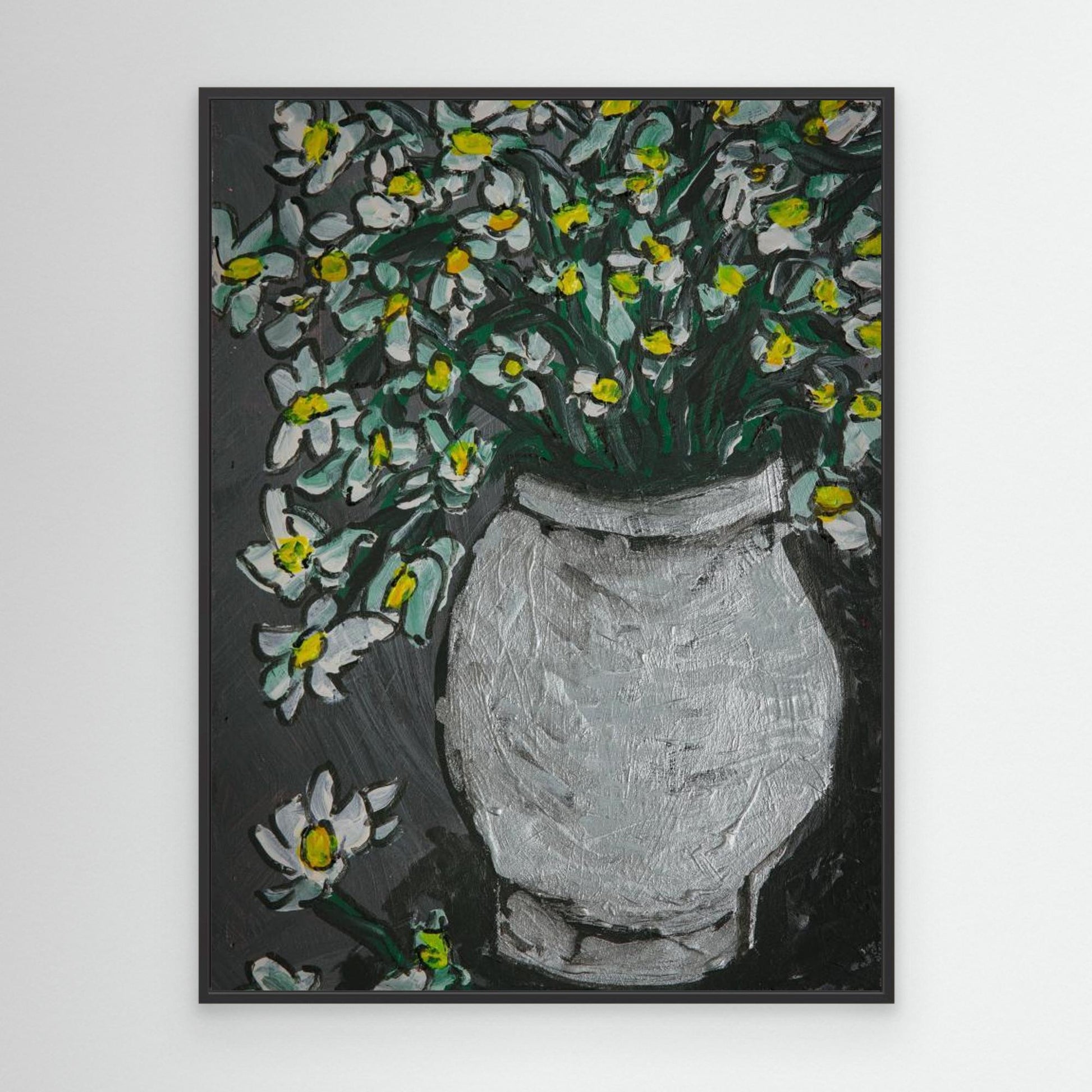 Irises In Silver by Dale Hefer &Amp; Family