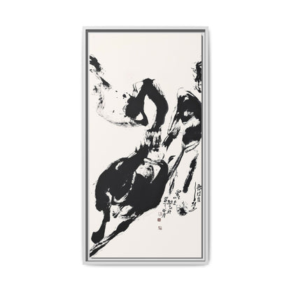 Abstract Framed Canvas Print – Multi-Color Art for Contemporary Spaces