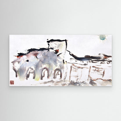 Sun-Drenched Ruins - Canvas Print