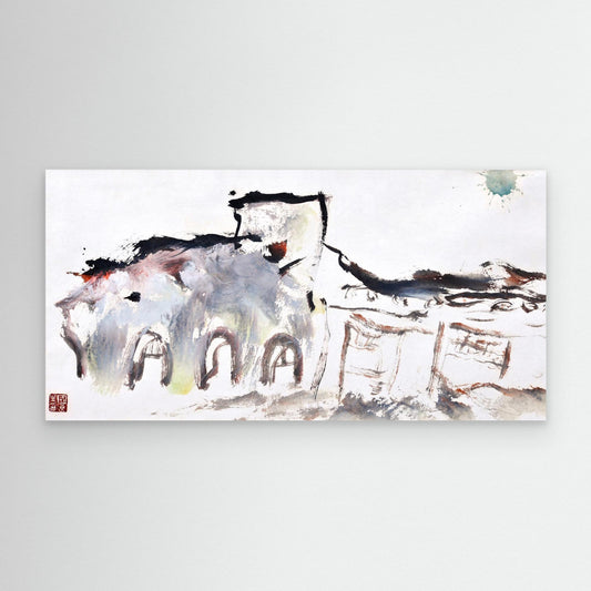 Sun-Drenched Ruins - Canvas Print