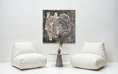 Echoes Beneath the Cloak – Canvas Print