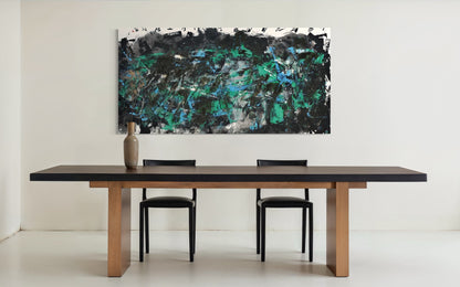 Emerald Tempest - Canvas Print