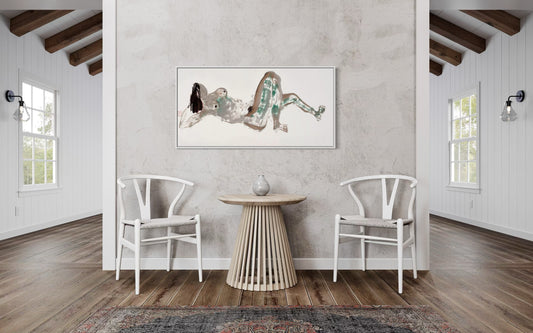 Reclining Silence - Canvas Print