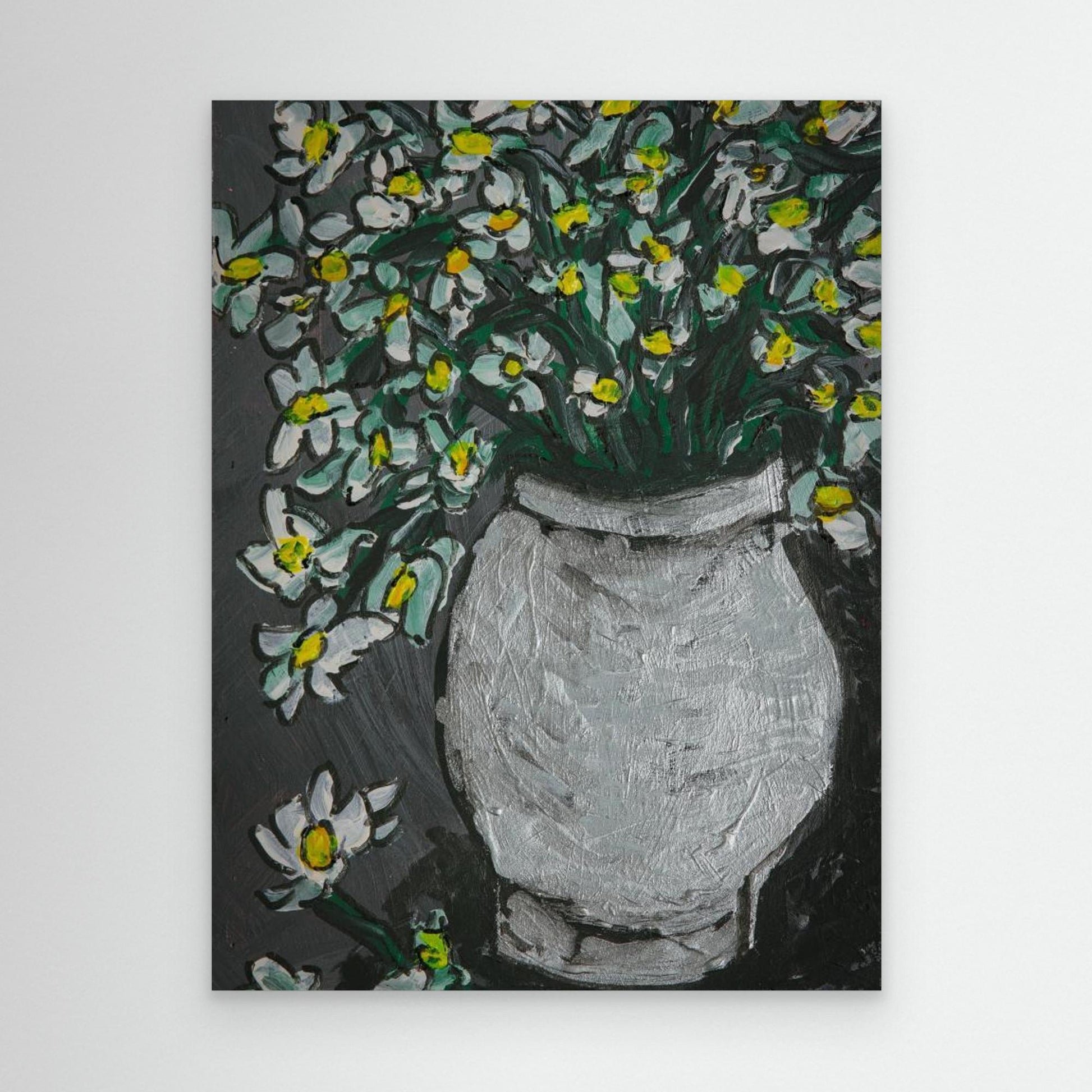 Irises In Silver by Dale Hefer &Amp; Family