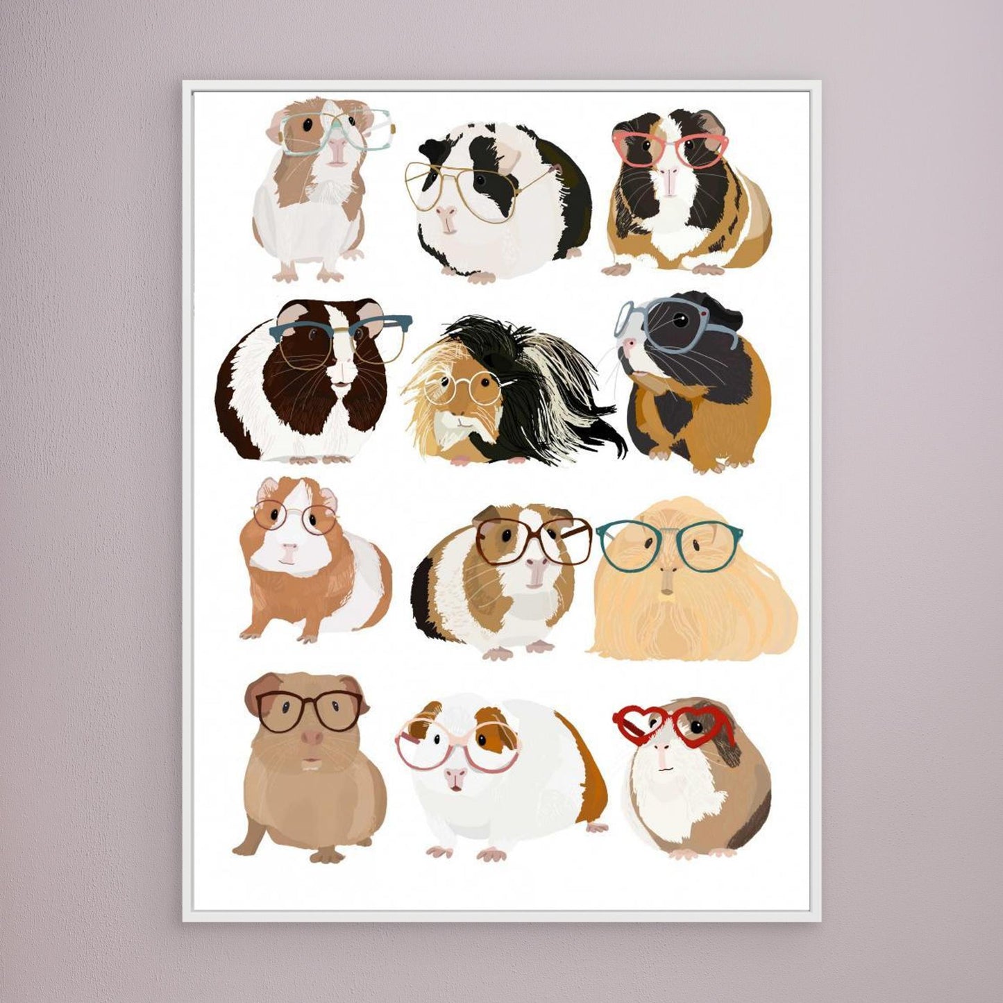 Guinea Pig in Glasses by Hanna Melin