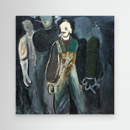 Men of the Line - Canvas Print