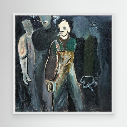Men of the Line - Canvas Print