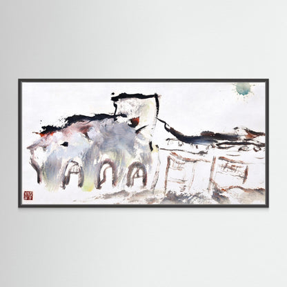 Sun-Drenched Ruins - Canvas Print