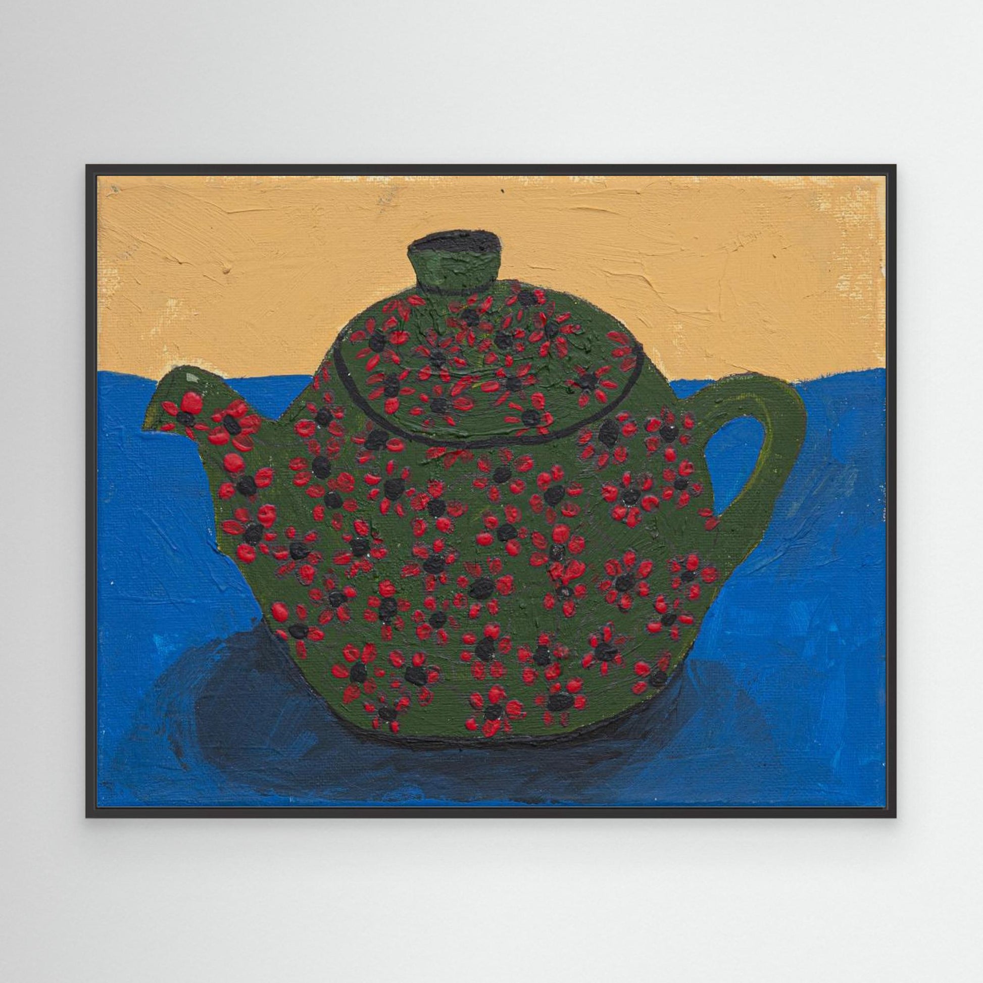 Teapot With Flowers by Dale Hefer &Amp; Family