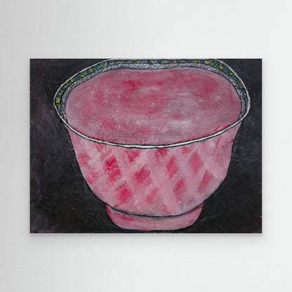 Pink Bowl by Dale Hefer &Amp; Family