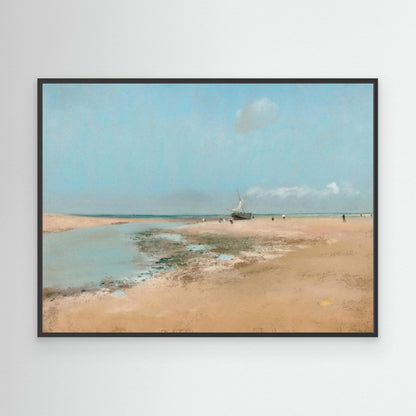 Beach At Low Tide by Pictufy