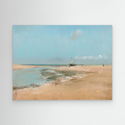 Beach At Low Tide by Pictufy