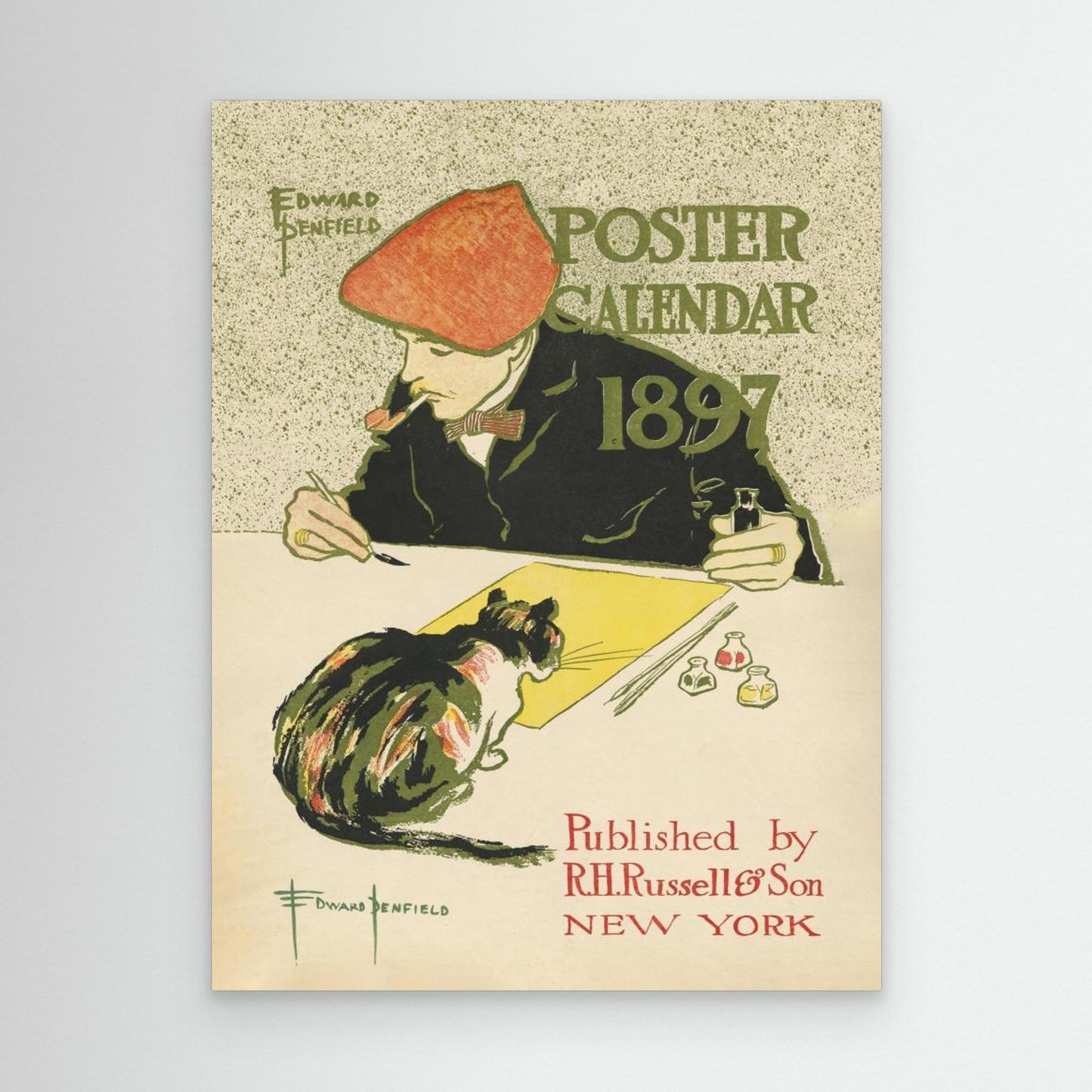 Edward Penfield Self Portrait by Pictufy