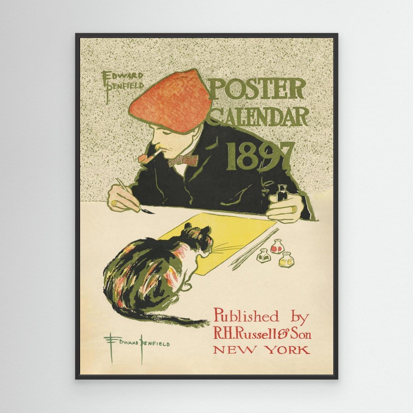 Edward Penfield Self Portrait by Pictufy