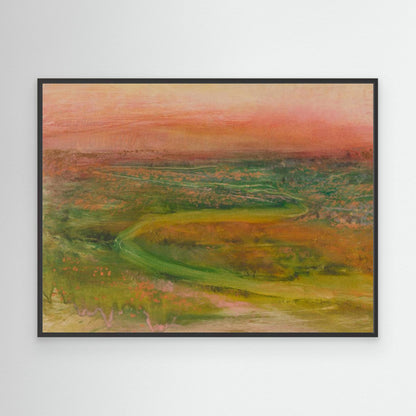 S Shaped Path In an Abstracted Landscape by Pictufy