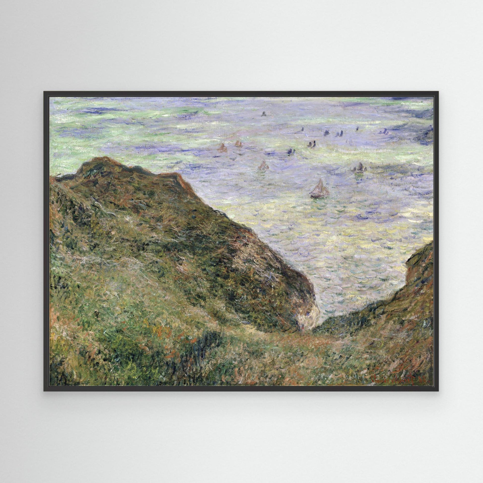 Claude Monet's View Over the Sea (1882) Famous Painting by Pictufy