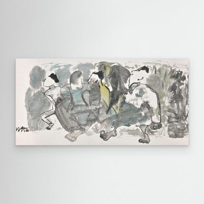 Winter Chatter - Canvas Print